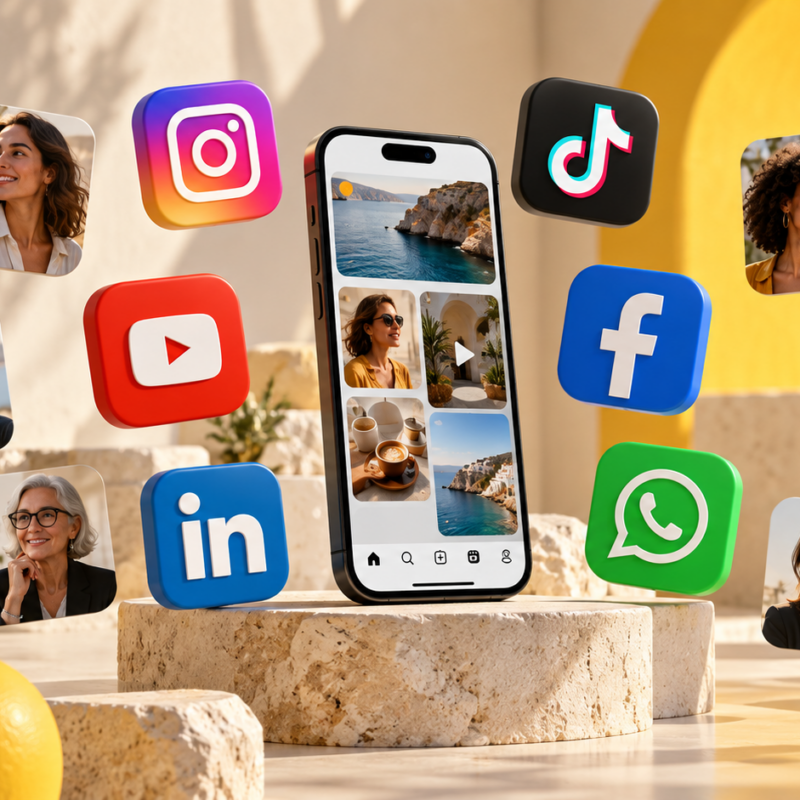 Redes sociales más usadas en España